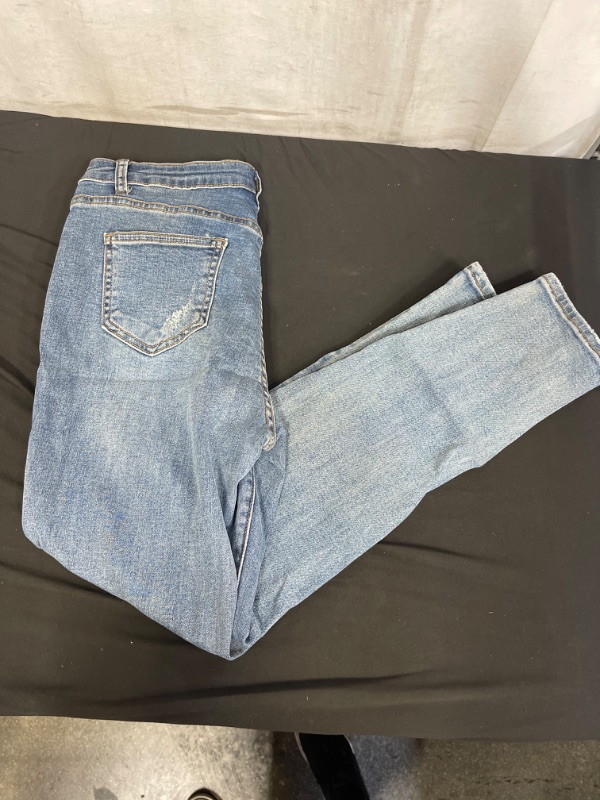 Photo 2 of Allimy Women's High Rise Skinny Stretch Ripped Jeans High Waisted Destroyed Denim Pants
SIZE 29
