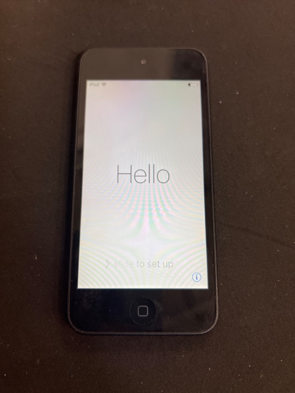 Photo 2 of IPOD TOUCH 5TH GENERATION MODEL A1421 DARK BLUE COLOR (ITEM IS USED, HAS SCRATCHES AND FINGERPRINTS THROUGHOUT. DOES NOT COME WITH BOX OR CHARGER)** ICLOUD IS LOCKED***