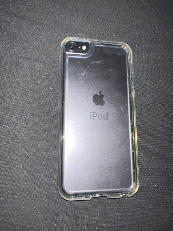 Photo 3 of IPOD TOUCH 6TH GENERATION MODEL A1574, DARK GREY COLOR (ITEM IS USED, HAS SCRATCHES AND FINGERPRINTS THROUGHOUT. DOES NOT COME WITH BOX OR CHARGER)