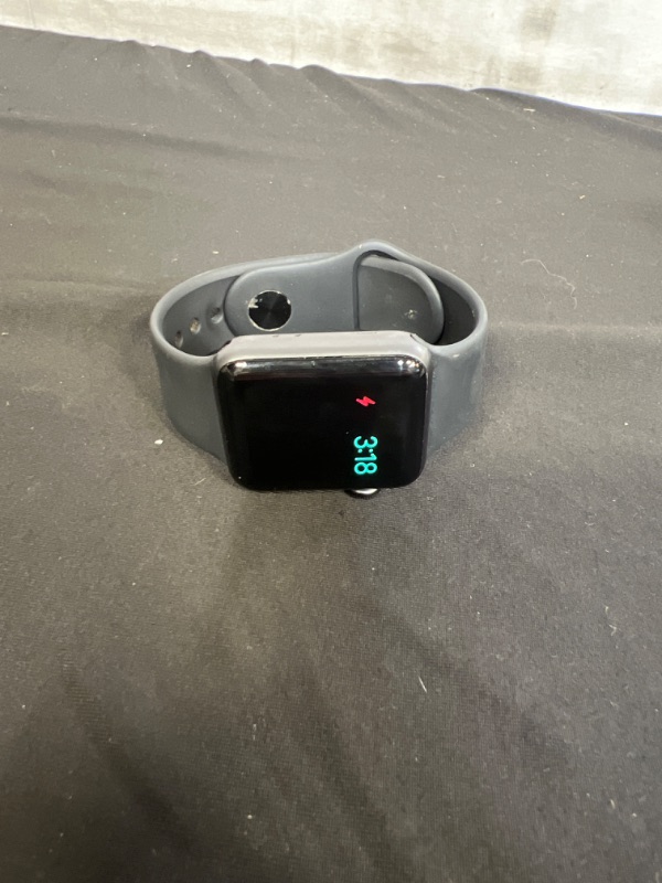 Photo 2 of Apple Watch Series 3 GPS Space Gray - 42mm - Black Sport Band, ( ITEM IS LOCKED. DOES NOT COME WITH BOX OR CHARGER. THE FACE HAS SCRATCHES)