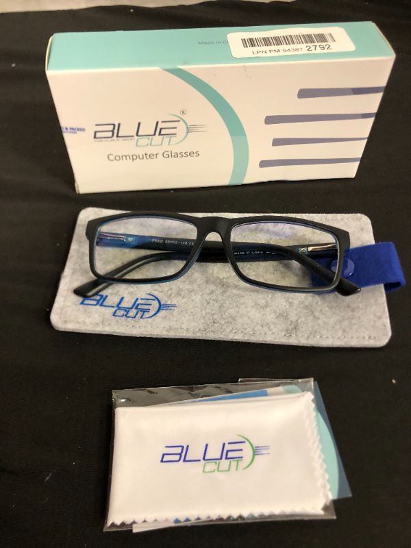 Photo 2 of Blue Light Blocking Glasses for Men/Women Anti-Fatigue Computer Monitor Gaming Glasses Prevent Headaches Gamer Glasses