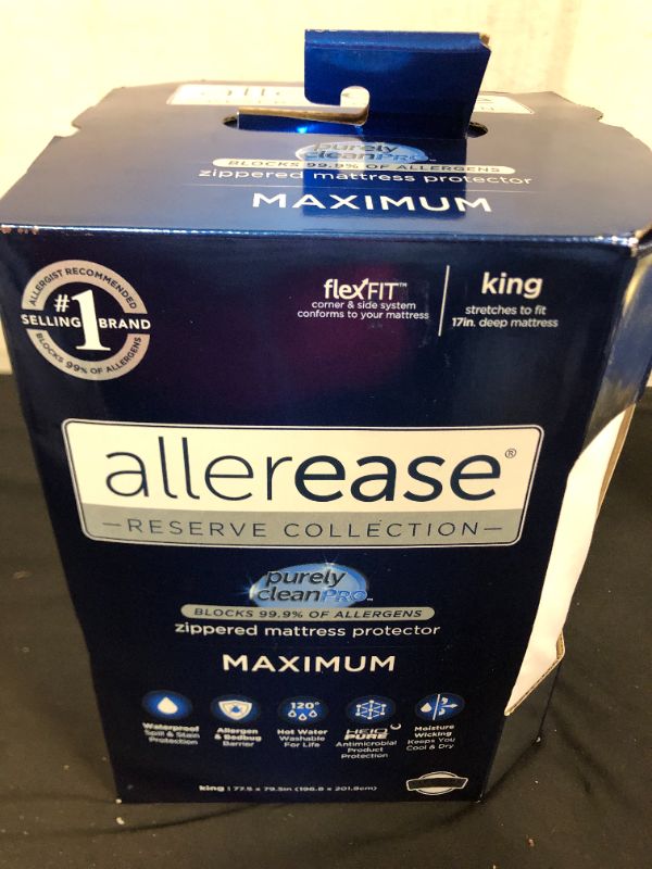 Photo 2 of Aller-Ease Maximum Allergy Mattress Protector King