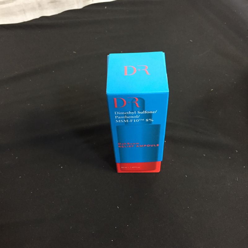 Photo 2 of [DR] DahRuem Relief Ampoule I 1.69 fl.oz I Intense Hydration+Moisture ampoule for face with 8% MSM I for Dry and Sensitive Skin