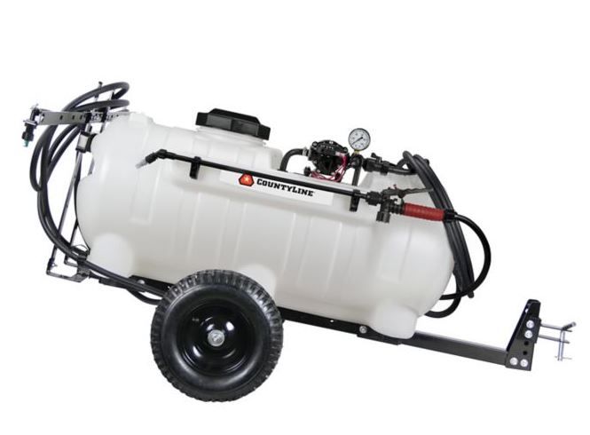 Photo 1 of 25 Gallon Trailer Sprayer, Maximum 70 PSI, 38 Foot Maximum Vertical Spray, 26 Foot Maximum Horizontal Spray, ----------parts only 