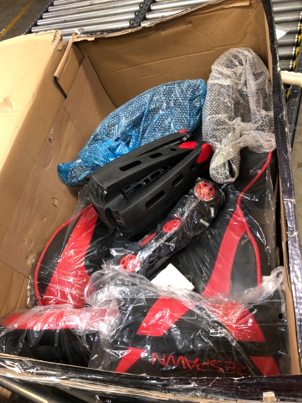 Photo 1 of Respawn 110 Racing-Style Bonded Leather Gaming Chair, Red/Black