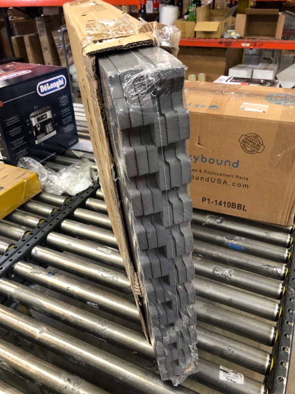 Photo 2 of Stalwart Foam Mat Floor Tiles, Interlocking EVA Foam Padding Soft Flooring for Exercising, Yoga, Camping, Kids, Babies, Playroom – Gray, 24" X 24" X 0.5"
6 PACK
