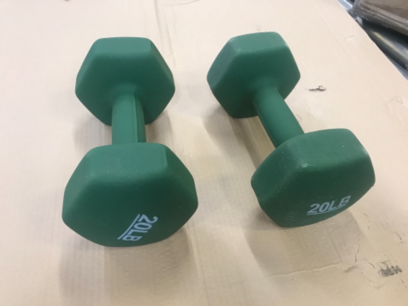 Photo 1 of 20lb Exercise/Fitness Dumbbells
