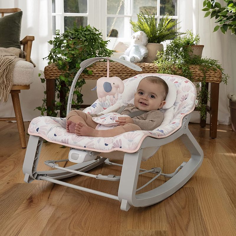 Photo 1 of 
Ingenuity Keep Cozy 3-in-1 Grow with Me Vibrating Baby Bouncer Seat & Infant to Toddler Rocker - Burst (Pink), Newborn and up
Color:Burst