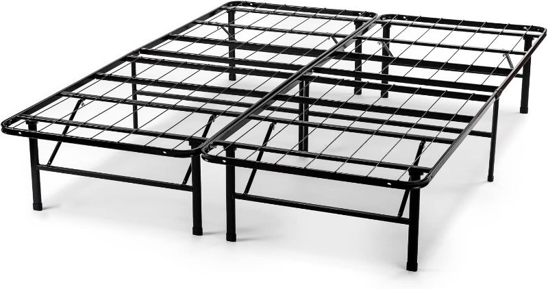 Photo 1 of 
ZINUS SmartBase Heavy Duty Mattress Foundation / 14 Inch Metal Platform Bed Frame / No Box Spring Needed / Sturdy Steel Frame / Underbed Storage, Twin
Color:Black
Size:Twin
Style:Heavy Duty (14")