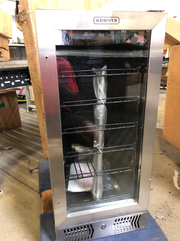 Photo 2 of 15 INCH BEVERAGE REFRIGERATOR. MISSING HANDLE. DENTS.