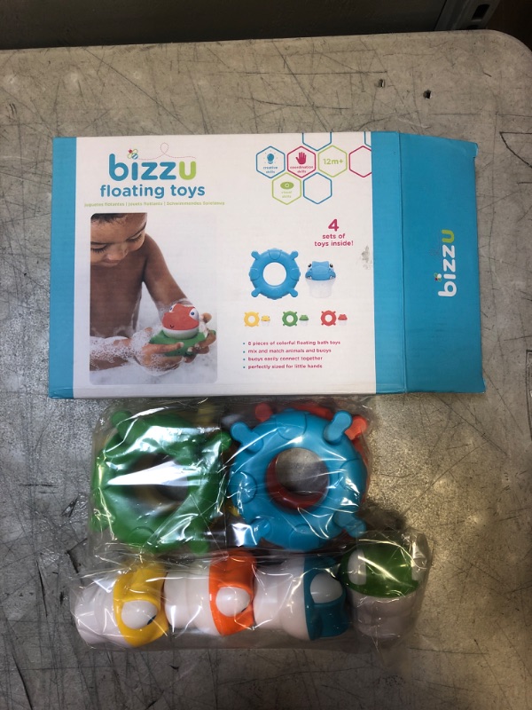 Photo 2 of Bizzu Floating Bath Toys, 4 Pc.