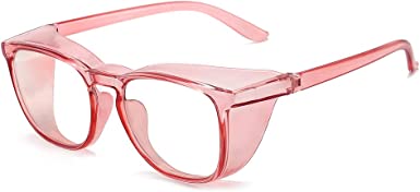 Photo 1 of CRIOUFOX Safety Goggles for Nurses, Detachable Safety Goggles,
PINK