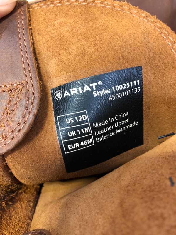 Photo 5 of Ariat Men's Rambler Recon Square Toe Work Boot SIZE 12D