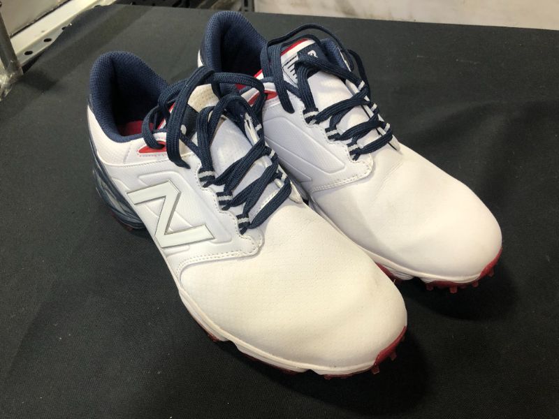 Photo 5 of  New Balance Striker v3 Golf Shoes - White/Blue/Red  size 10
