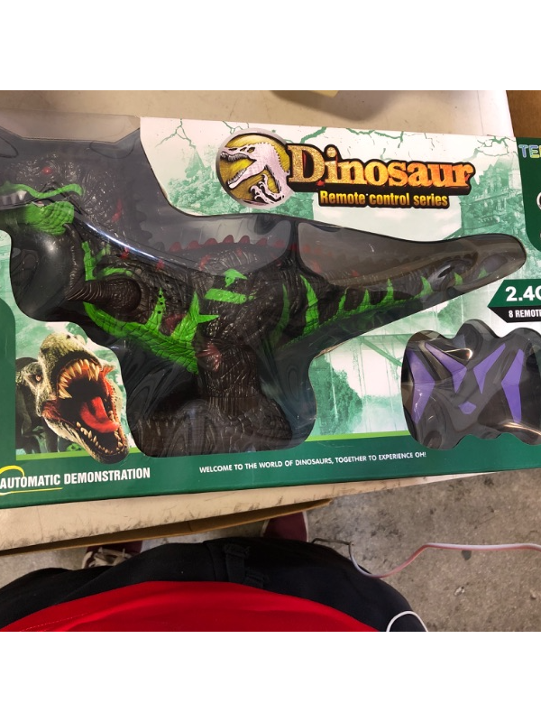 Photo 2 of Bennol Remote Control Dinosaur Toys for Kids Boys 8 Channels 2.4G, 360° Rotation Stunt Remote Control T-Rex Dinosaur Toys Walking with Lights and Sounds, Dinosaur Toys Gift for 3-5 4-7 Years Old Boys
