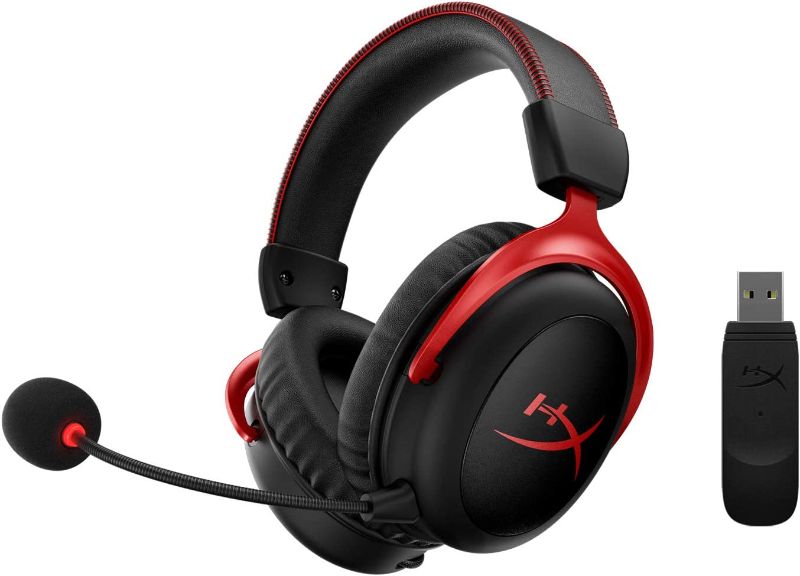 Photo 1 of HyperX Cloud II Wireless - Gaming Headset for PC, PS4/PS5, Nintendo Switch, Long Lasting Battery Up to 30 Hours, 7.1 Surround Sound, Memory Foam, Detachable Noise Cancelling Microphone, Mic Monitoring
