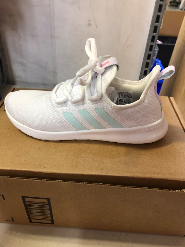 Photo 3 of adidas Women's Cloudfoam Pure 2.0 Running Shoe, White/Halo Mint/Purple Tint -- Size 6 --
