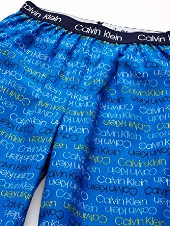 Photo 2 of Calvin Klein Boys' 2 Piece Sleepwear Top and Bottom Pajama Set Pj  -- Size Large 10-12  --