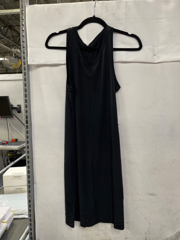 Photo 1 of Daily Ritual Women's Lightweight Jersey Slim-Fit Tank Mini Dress SIZE M, BLACK

