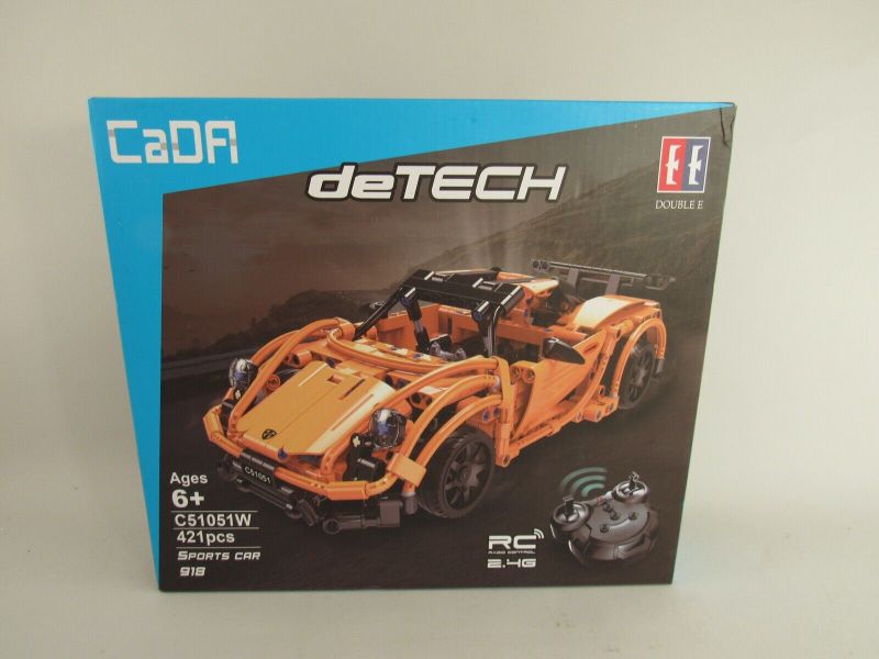 Photo 1 of CaDFI deTech Sports Car 918 RC Brick Kit C51051W 421 pcs. New SEALED