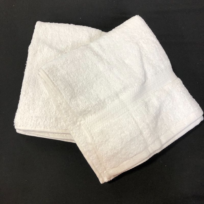 Photo 1 of 2 pack White hand towel, 19x40inch