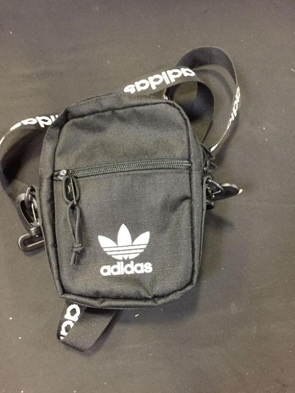 Photo 3 of adidas Originals Festival Crossbody Bag, Black/White, One Size, Festival Crossbody Bag   