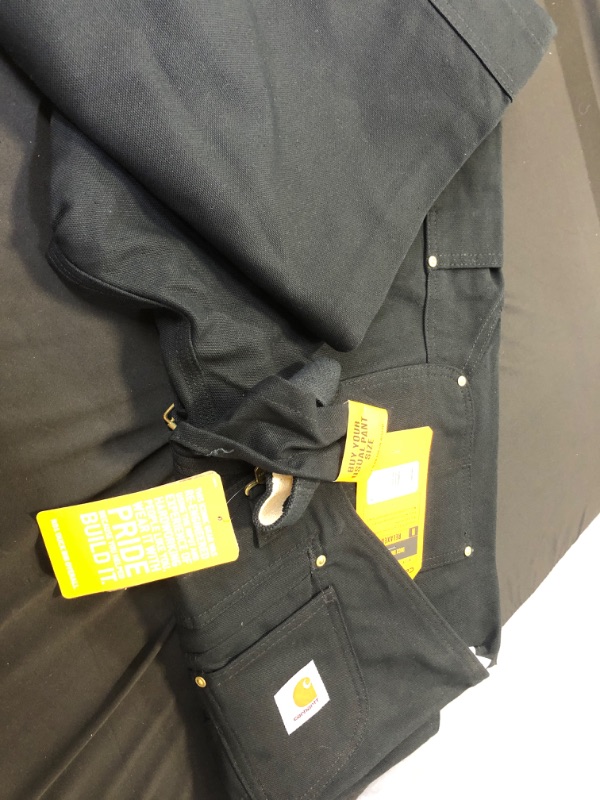Photo 1 of Carhartt Men's 102776 Duck Bib Overalls - Unlined  SIZE 34 X 32  RELAXED FIT