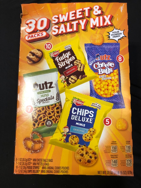 Photo 1 of 30 Pack Sweet & Salty mix Sealed (Best By: Oct 09 2022)