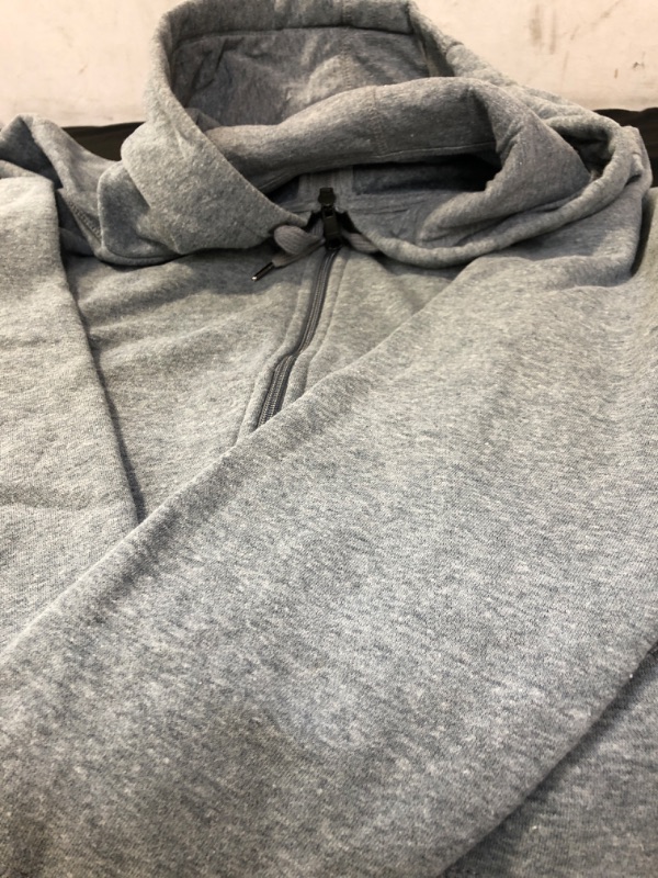 Photo 3 of Amazon Essentials Men's Full-Zip Hooded Fleece Sweatshirt  SIZE L