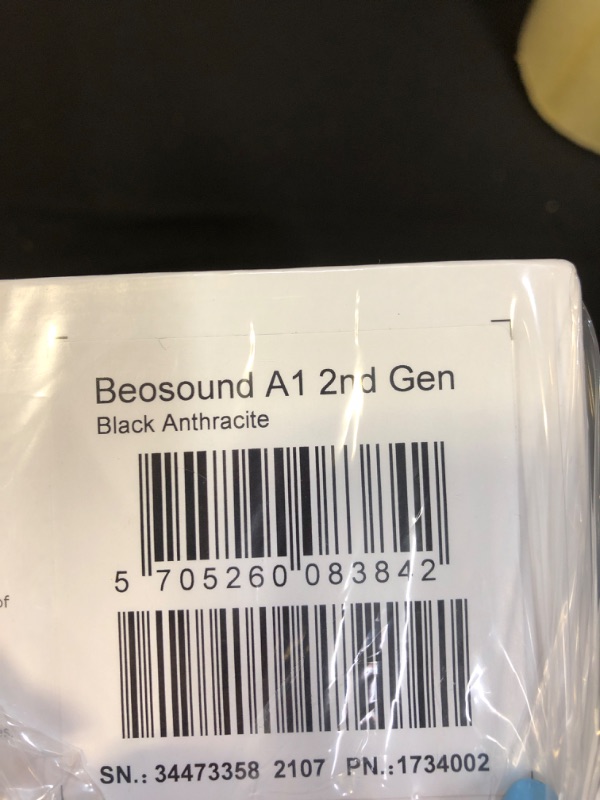 Photo 1 of Bang & Olufsen Beosound A1Wireless Portable Waterproof Bluetooth Speaker with Microphone, Anthracite