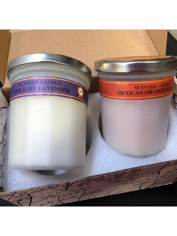 Photo 4 of Aromatherapy Jar Candles Valentines Day Gifts Set for Women, Scented Candles Premium Long Lasting Subtle Scent Soy Wax Holiday Candle on Xmas Festivals, Birthday, Party, 2 pack ,each 7.4 oz
