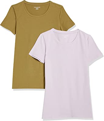 Photo 1 of Amazon Essentials Women's Classic-Fit Short-Sleeve Crewneck T-Shirt SIZE XL