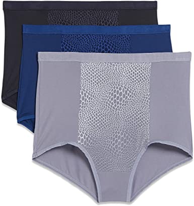 Photo 1 of Warner's Women's Blissful Benefits Tummy-Smoothing Comfort Microfiber Brief 3-Pack SIZE XL WOMEN 