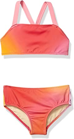 Photo 1 of Amazon Essentials Girls and Toddlers' 2-Piece Bikini Set, Small
