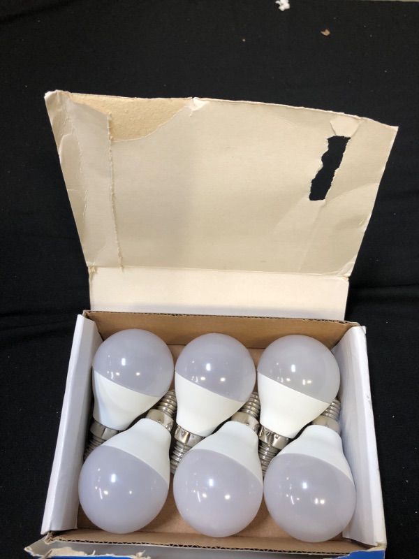 Photo 2 of 12 Pack Bright Ceiling Fan Light Bulbs, 60 Watt Equivalent, Daylight 5000K, E12 Led Bulb, A15 Shape Candelabra Base Chandelier Light Bulb, 120V Small Bulb, Non-Dimmable
