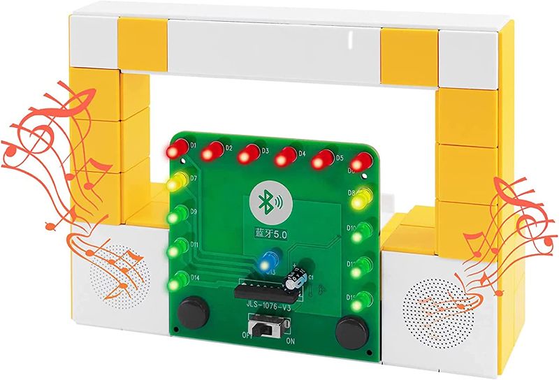 Photo 1 of DIY Soldering Project Speaker Kit- MakerFocus Electronic Portable Music Bluetooth Speaker Kit Audio Box for Adults Kids Teaching and Learning
