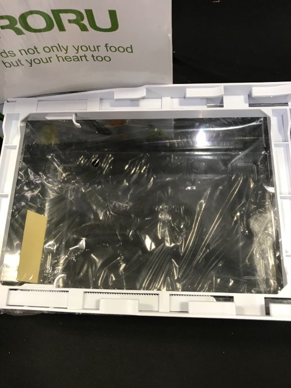Photo 1 of URORU Fridge Drawer Organizer, Unique Design Pull Out Bins, Fridge Holder Storage Box, Fit for Refrigerator with Shelf Under 0.6", Clear Acrylic Handle Storage Box For Eggs, Meat, Cheese & Vegetable