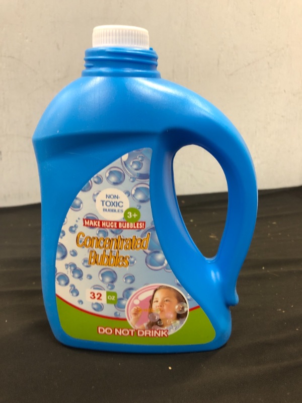 Photo 2 of 32 oz Bubble Refill Solution (up to 2.5 gallons), Nontoxic Bubble Concentrate for Kids, Bubble Machine, Bubble Wand, Bubble Gun, Bubble Blower, Party Favors.
