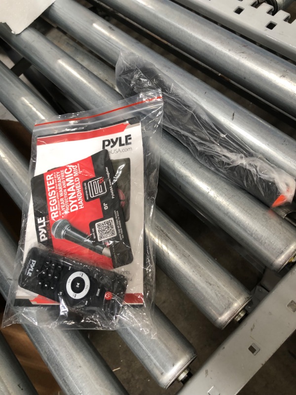 Photo 1 of Pyle Portable Bluetooth PA Speaker - 500W 15” Rechargeable Outdoor BT Karaoke Audio System - TWS, Party Lights, LED Display, FM/AUX/MP3/USB/SD, 6.5mm in, Carry Handle - Wireless Mic, Remote Control