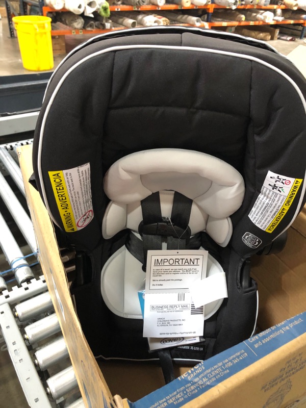 Photo 2 of Graco SnugRide 35 Lite LX Infant Car Seat, Studio
