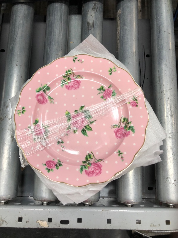 Photo 3 of *** DAMAGED ***
BTaT- Porcelain Floral Plates, Royal Dessert Plates, 8 inch, Set of 8, Appetizer Plates, Floral Plates, Salad Plates, Small Plates, Small Plates Set, Small Dishes, Dinnerware, Salad Plates