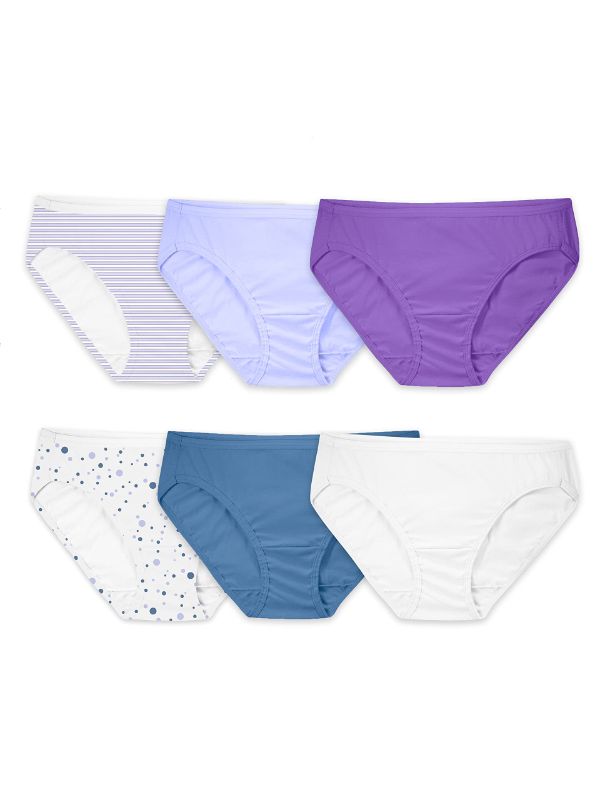 Photo 1 of Fruit of the Loom Women's Tag Free Cotton Bikini Panties
