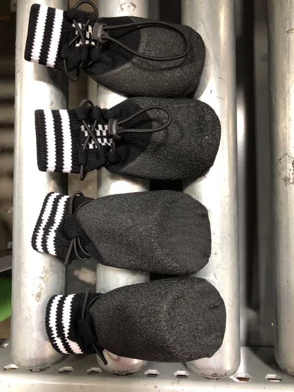 Photo 1 of (BUNDLE PACK) 
PUPTECK Anti-Slip Dog Boots 2 Pairs - Waterproof Puppy Paw Protector for Indoor and Outdoor, Adjustable Pet Socks for Small Medium Large Doggies AND ADVENTUREMORE Dog Harness
