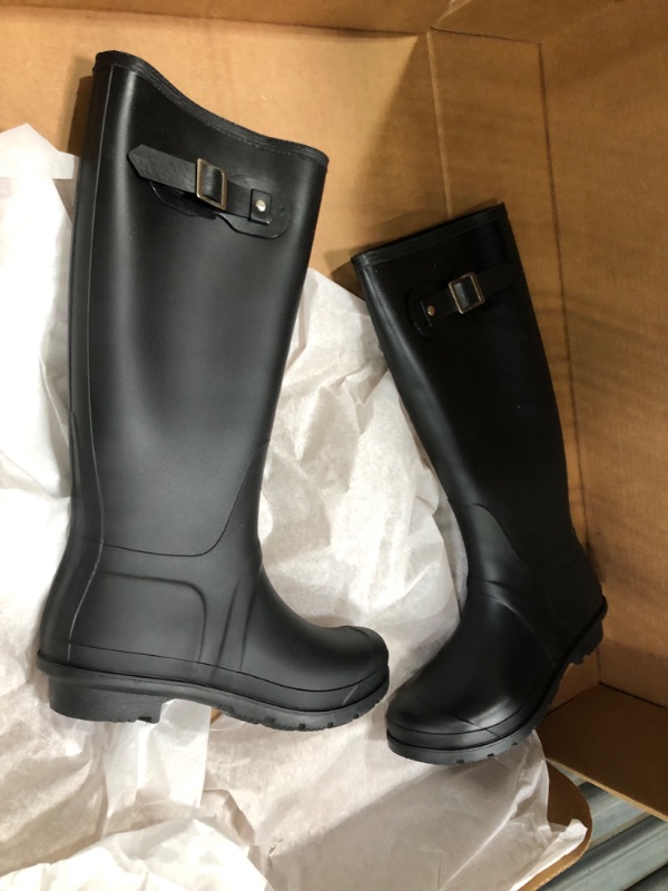 Photo 6 of DKSUKO Women's Tall Rain Boots Garden Boots Waterproof Wellington Boots
SIZE 37