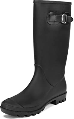 Photo 1 of DKSUKO Women's Tall Rain Boots Garden Boots Waterproof Wellington Boots
SIZE 37