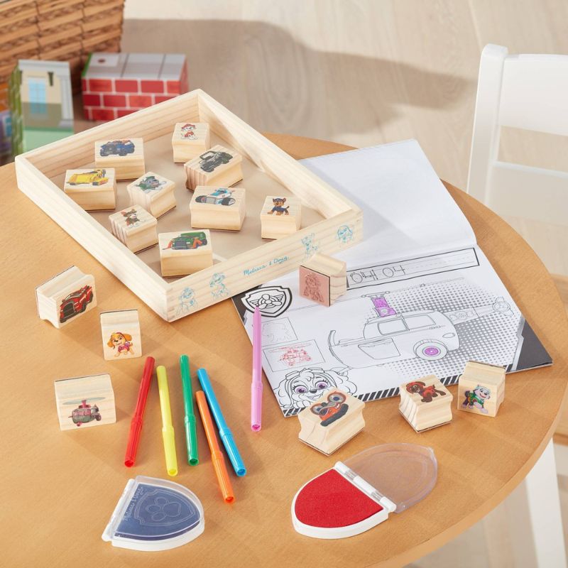 Photo 1 of Melissa & Doug PAW Patrol Wooden Activity Stamp Set
