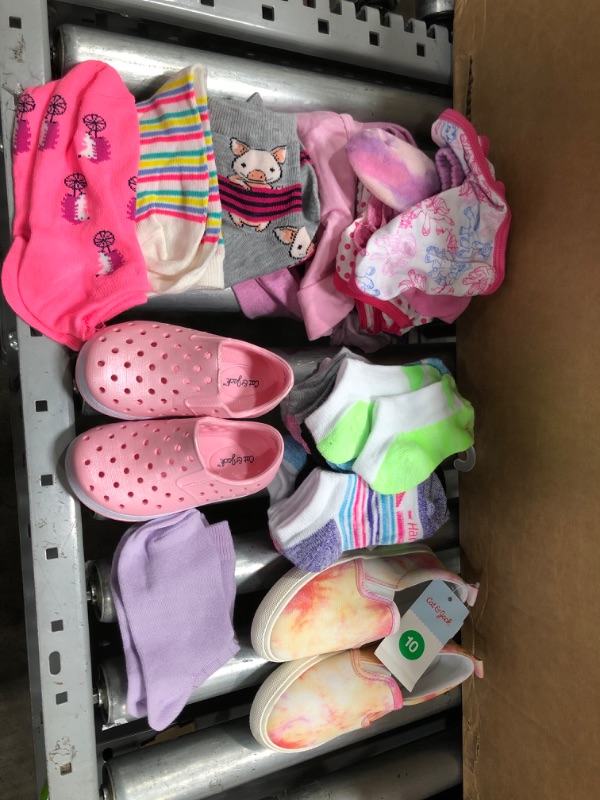 Photo 1 of BUNDLE OF 8 PAIRS OF TARGET GIRLS SOCKS, UNDERWEAR AND SHOES