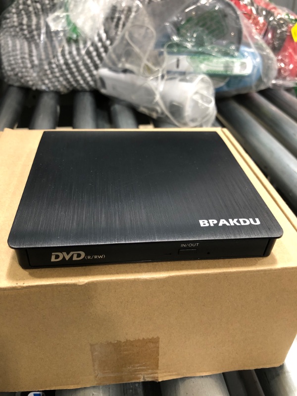 Photo 1 of BPAKDU External DVD CD Drive Type-c USB3.0 CD Player, New DVD Burner, Plug and Play,Ultra Slim, for Mac, PC Windows 11/10/8/7 Linux OS
