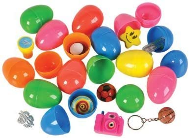 Photo 1 of 24 ~ Animal Toy Filled Easter Eggs ~ Approx. 2.25 Inch ~ New (Assorted Pastel Colors)
