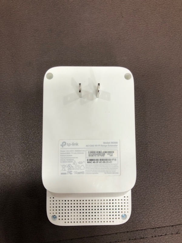 Photo 3 of TP-Link RE300 AC1200 Wi-Fi Range Extender support One Mesh.